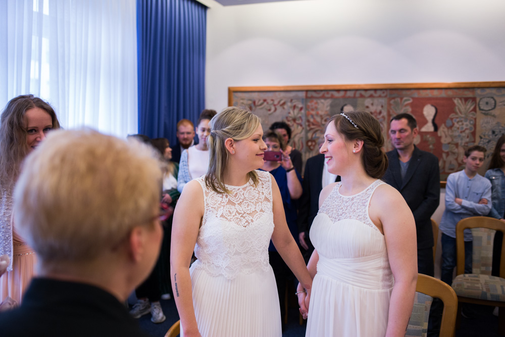 Hochzeit im Standesamt Wandsbek und Ohlendorffsche Villa in Volksdorf